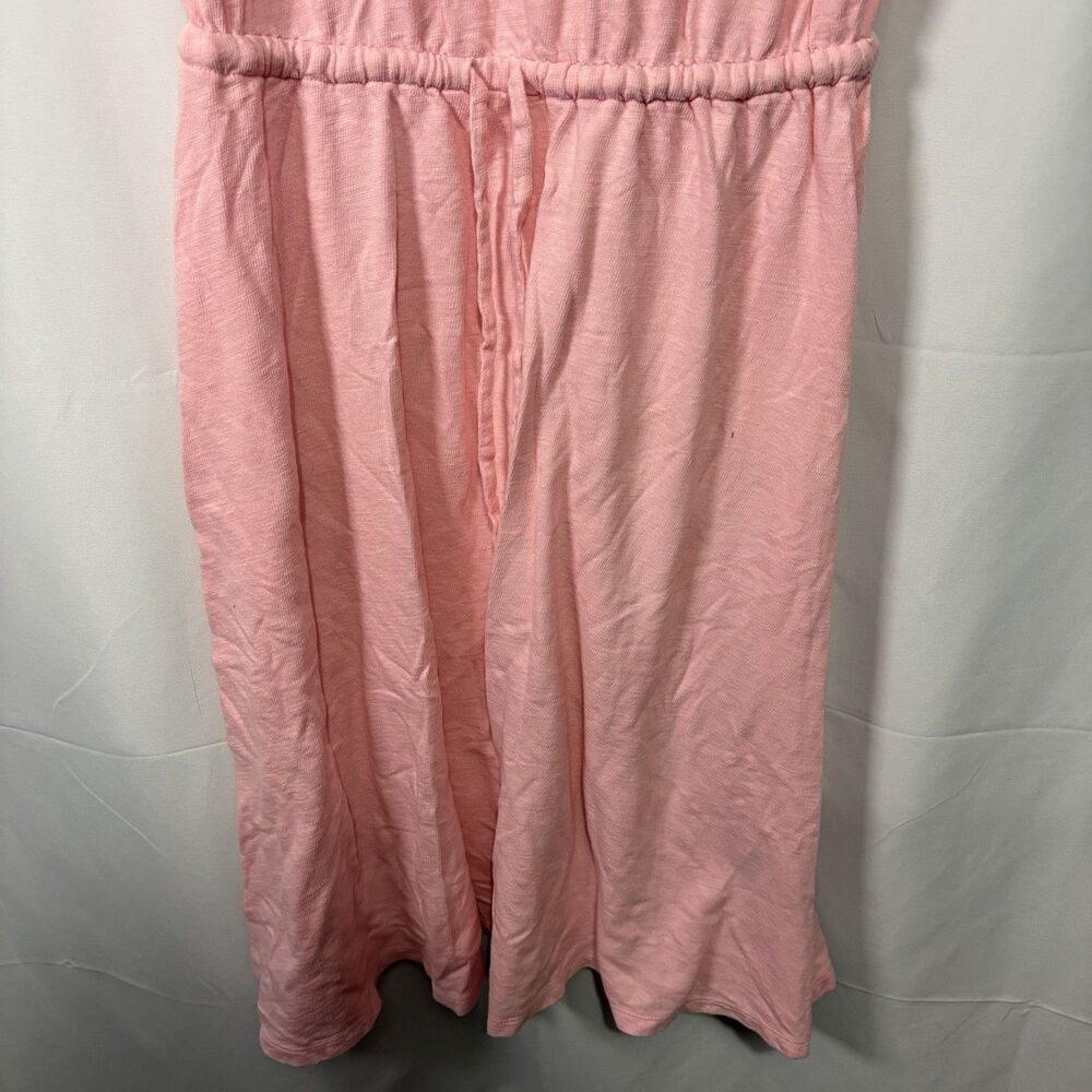 Style & Co Women's Drawstring-Waist Cotton Knee Length Dress Pink Medium - Picture 3 of 7